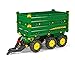 Produktbild Rolly Toys rollyMulti Trailer John Deere Kipper (Dreiseitenkipper mit Gewindekurbel, Heckkupplung) 3 Jahre+, 125043, grün