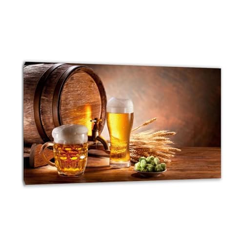 Tableau pour cuisine avec motif boissons pour une déco de café bistrot