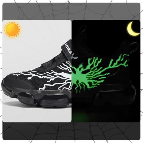 Image of VITUOFLY Boys Girls Sneakers Kids Mesh Lightweight Running Tennis Shoes