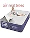 OlarHike Queen Air Mattress, Inflatable Single High Airbed for Guests, Blow up Raised Air Bed for Camping with Electric Air Battery Pump, Purple
