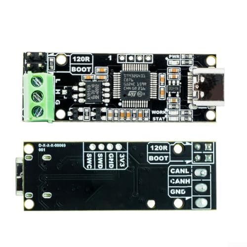 MKS CANable V2.0 Pro compatible con CAN 2.0 A/B dotado de alta protección ESD de 30KV en USB 7