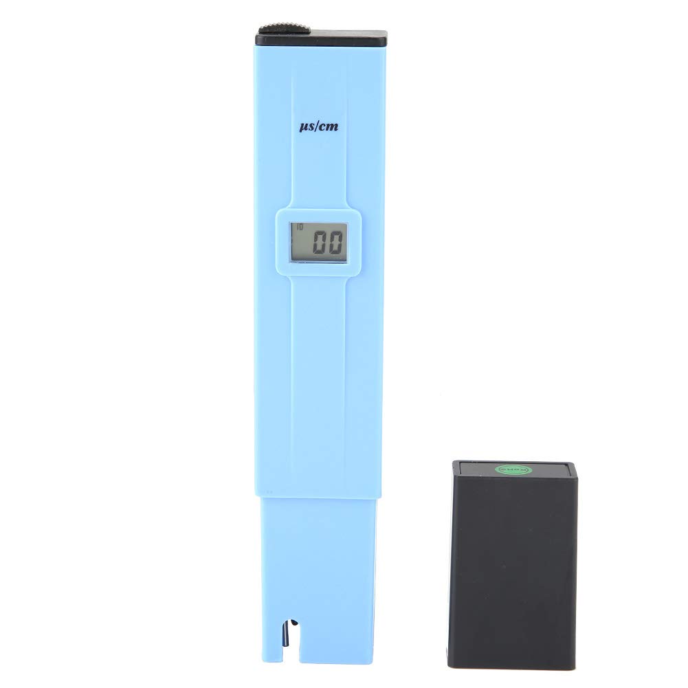 Conductivity Meter, Portable Digital Tester Pen with High Sensitivity for Liquid Measurement, Accurate Range 10-1990uS/cm for Lab and Home Use