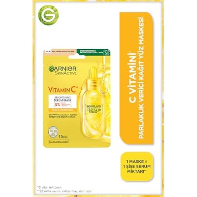Garnier Vitamin C Super Hydrating Sheet Mask، 6 Count