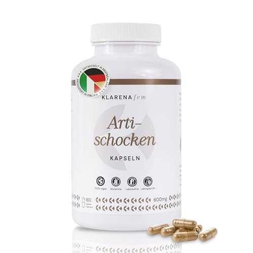 Artischockenextrakt hochdosiert - 2.400mg je Tagesdosis (2,5{a91ade8f0c260fd5e19304081a1bddf276deffd6d1aa3ebeb886b9fd85297de7} Cynarin) - 180 Kapseln - 45Tage Vorrat - Laborgeprüft - französische Artischocken - Vegan – KLARENA Artischockenextrakt hochdosiert - 2.400mg je Tagesdosis (2,5{a91ade8f0c260fd5e19304081a1bddf276deffd6d1aa3ebeb886b9fd85297de7} Cynarin) - 180 Kapseln - 45Tage Vorrat - Laborgeprüft - französische Artischocken - Vegan – KLARENA