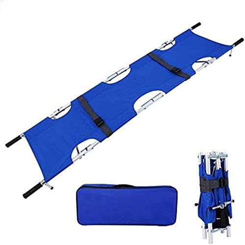 Civière pliante portable pour évacuation rapide et manipulation aisée