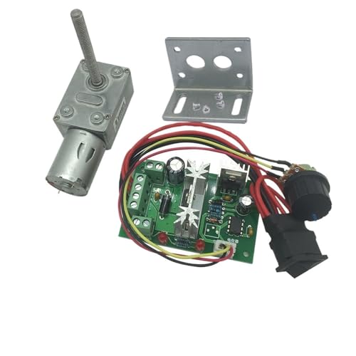 Motor de tornillo sin fin de 12V con autobloqueo de seguridad que evita el retorno del eje M6