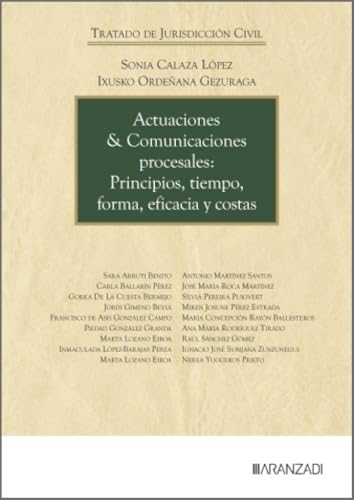 Portada de Actuaciones & Comunicaciones procesales: Principios, tiempo, forma, eficacia y costas