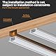 LED Profile,U-Shape LED Aluminium Profile 6 x 1 m, LED Leiste for 12 mm LED Strips,Diffuser for Even Light Distribution (White)