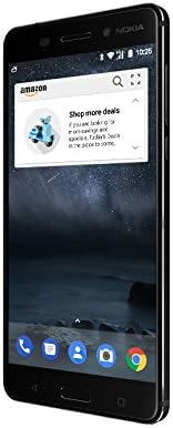 Nokia 6 - 32 GB - Unlocked (AT&T/T-Mobile) - Black - Prime Exclusive - with Lockscreen Offers & Ads