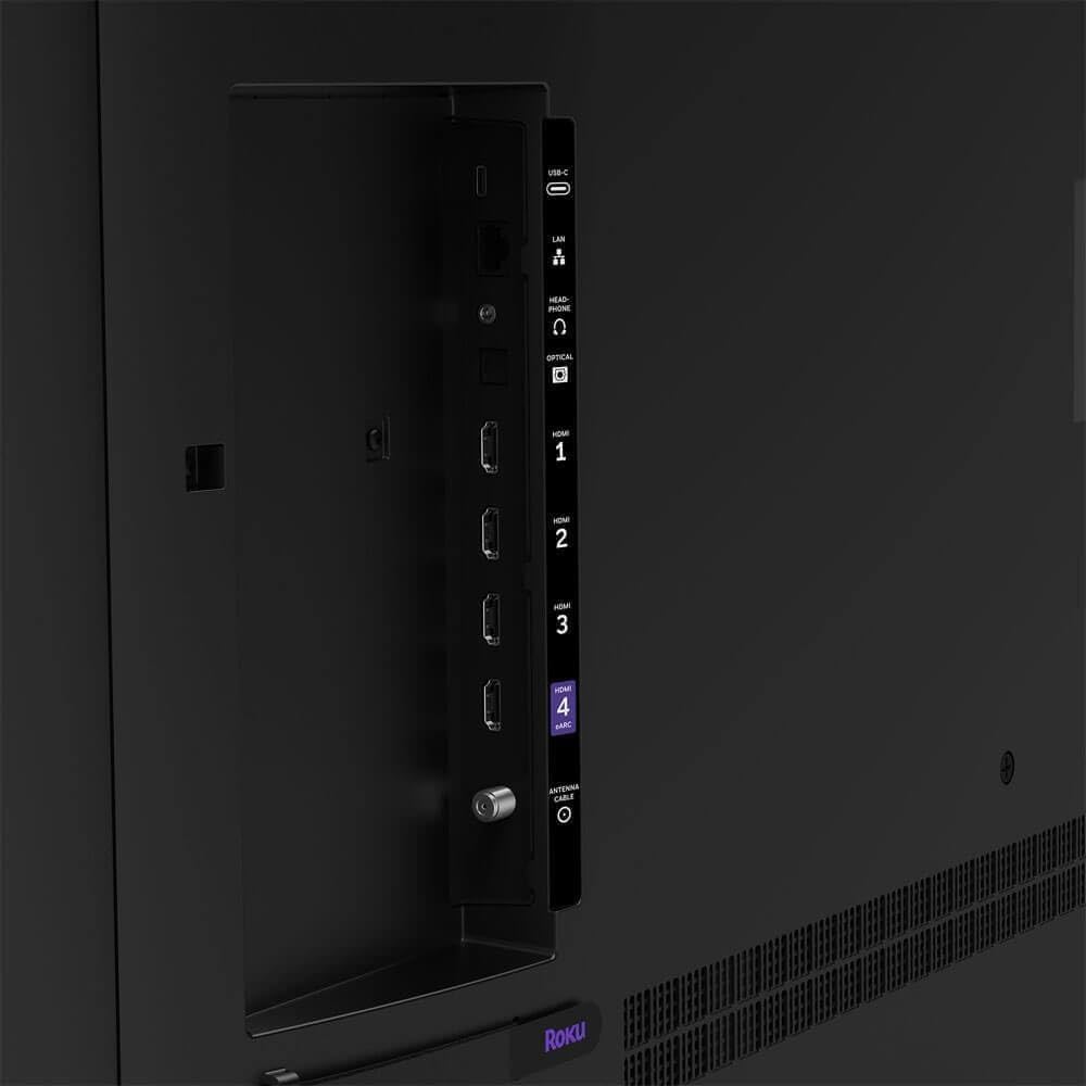 Roku 65R6C7KIT1 65 inch Class Plus Series 4K QLED Mini LED Smart TV Dolby Vision HDR10+ 120Hz WiFi Voice Remote HDMI C