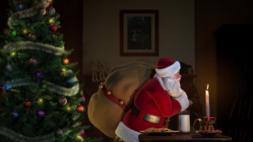 Atmosfx Santa's Visit Digital Decorations Dvd For Christmas Holiday Projection Decorating #TOP1