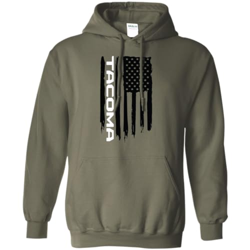 Men's Tacoma American Flag Hoodie3