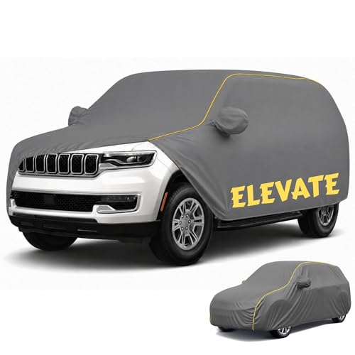 Image of Perfect Waterproof Car Cover Custom fit for Elevate Cover (All Models & Varrient) 2021-2026 | 6 Layers All Weather Waterproof Sun Rain UV Dust Protection Outdoor Indoor Full Car Covers - Grey