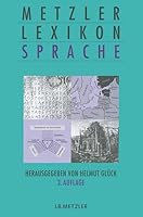 Metzler Lexikon Sprache 3476020568 Book Cover