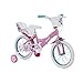 Bicicletta Minnie 3 Anni 4 Anni 3-6 Anni Bici Minnie 12 Pollici 14 Pollici 16 Pollici Alta Qualità Prodotto Originale (14 Pollici)