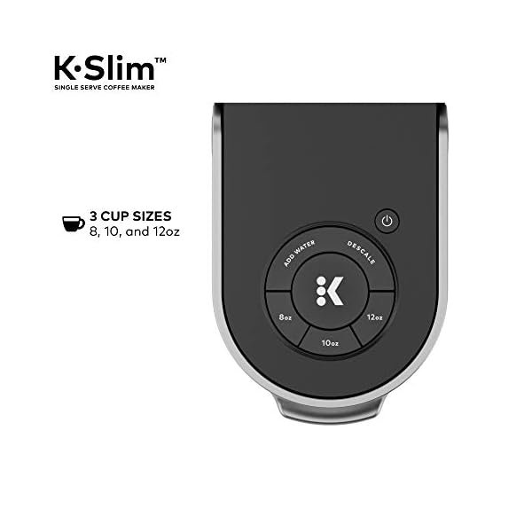 Keurig KSlim Single Serve Coffee Maker with Keurig Entertainers' Collection Variety Pack, 40 K