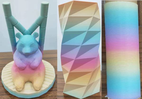 Image of POLYMAKER Matte PLA Filament, Matte Pastel Rainbow, 1.75mm, 1kg, 3D Printing Filament