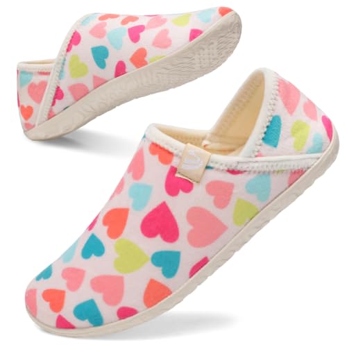 Image of Spesoul Fuzzy House Slippers for Women Men Indoor Closed Back Lightweight Cozy Faux Furry Lining Barefoot House Shoes Slipper Socks for Bedroom Home Office Yoga Outdoor Walking Shoes
