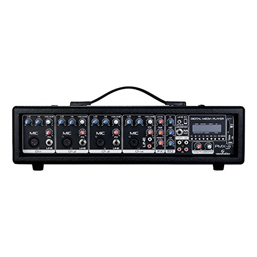 Mixer amplifié Soundsation PMX-4MKII et lecteur MP3 intégré à effets
