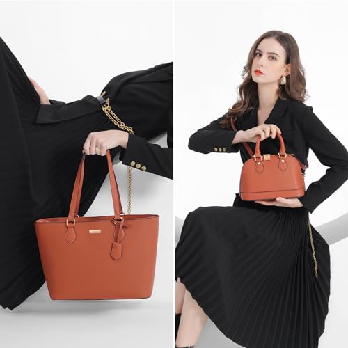 4PCS-Women-Fashion-Handbags-Purses-Wallet-Tote-Shoulder-Bags-Casual-Crossbody-Bags-Best-Valentines-Day-Gift-for-Ladies-Girls-Satchel-Purse-Set-4pcs