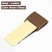 PATIKIL Pen Loop for Notebook, Brass Leather Pencil Holder Pen Clip for Notebook Traveler Journals Planner, Brown