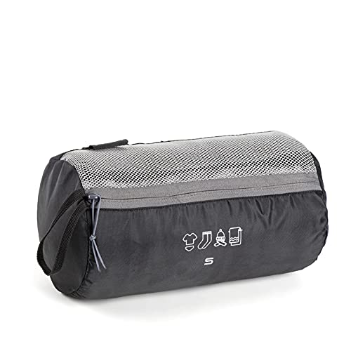 Tripole Polyester Organizer Packs - Cylindrical Shaped for Rucksacks - Set of 6|Black, 15 x 20 cm 4