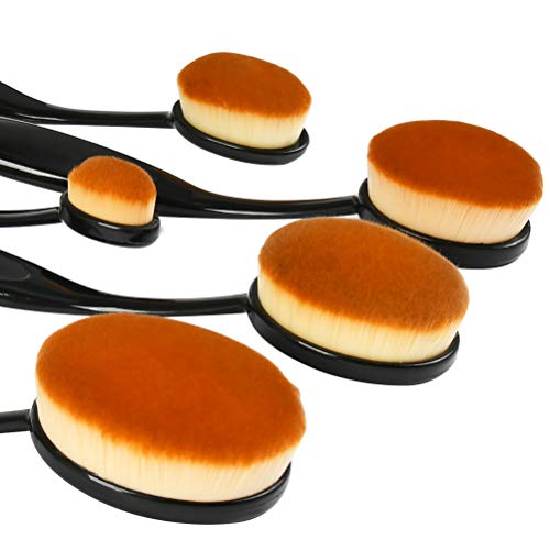 ATPWONZ 5-Piece Mixed-Size Blender Brush Set for Crafting and Ink Blending