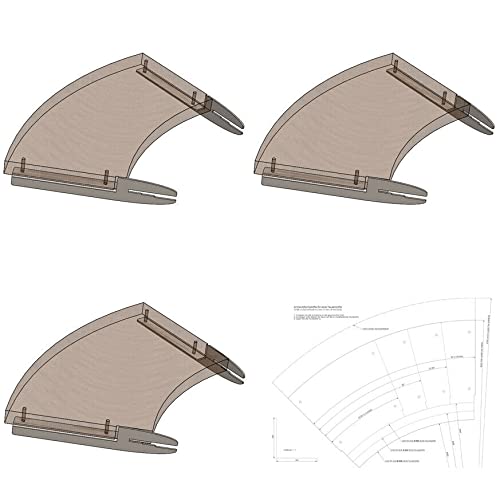2x Anstecktisch Halter LevelGri Adapter Halterung Anstecktisch Feuerplatte universal für 5 6 8 mm Feuertonne Tisch