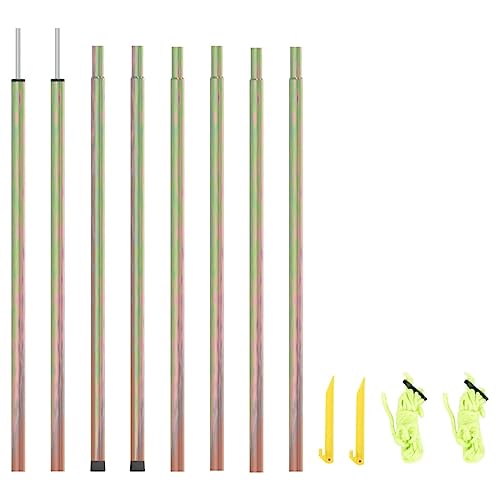 VidaXL 2X Postes de Toldo de Vela Carpa