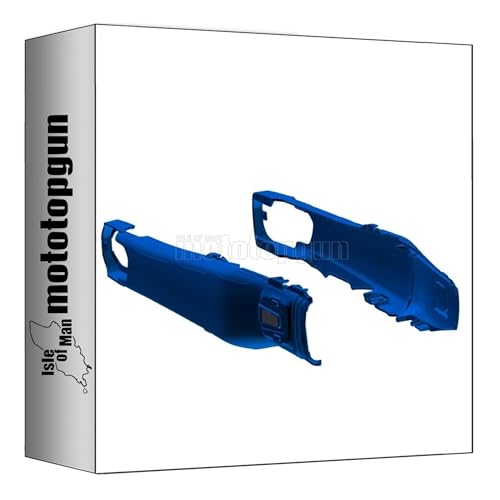 Protector basculante Acerbis 0025334.040 azul para rodar en circuito KTM SX 125