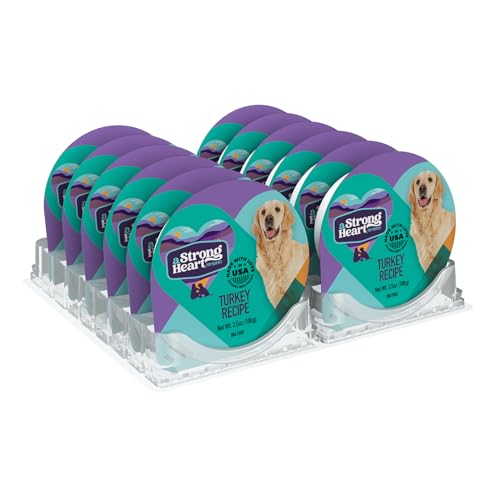 A Strong Heart Wet Dog Food Cups