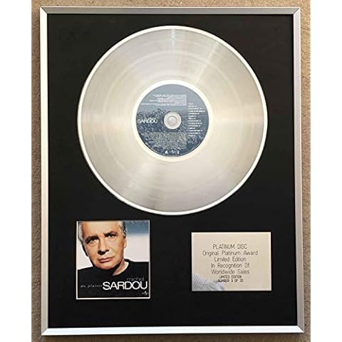 Disque platine Michel Sardou - Century Music Awards Cover