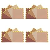 MERRYHAPY 40 Stück Teiliges Einweg Cocktail-servietten mit Gewelltem Rand und Goldener Kante Dekorative Papierservietten für Party Dinner Hochzeit und Festliche Tafelgestaltung