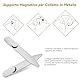 AOLVO kragenstäbchen metall, Edelstahl hemdhalter herren mit 3X stärkere Magnete als die meisten hemdkragen stütze, hemdspanner herren halter shirt collar stays for men Geschenkbox