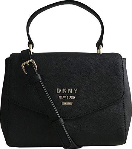 DKNY Whitney Mini Leather Satchel Handbag with Removable Cross Body/Shoulder Strap