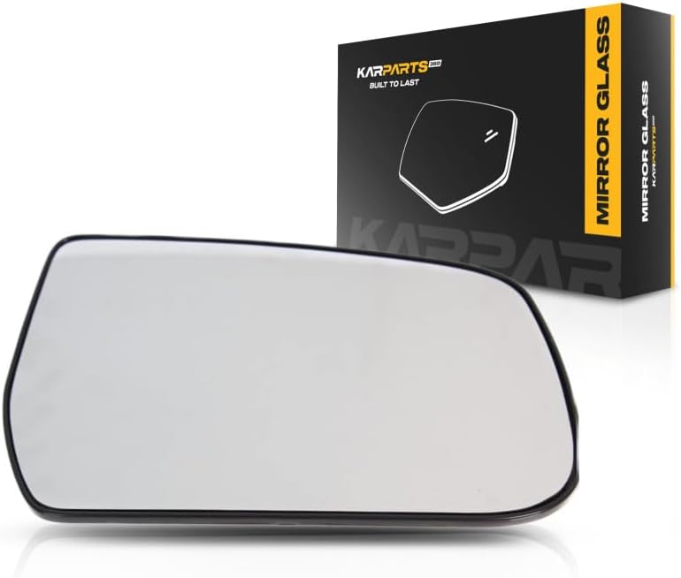 For Chevy Equinox 2010 11 12 13 14 15 16 2017 Mirror Glass Driver Side | Non-Heated | w/Backing Plate | Flat Glass Type | Replacement For 22906955