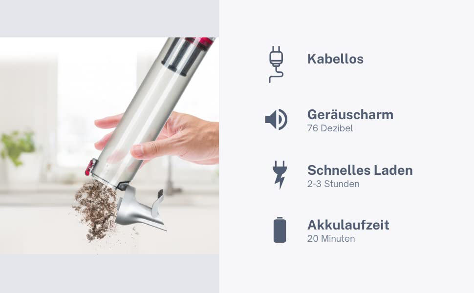 Genius Invictus One Quick Aspirateur à main sans fil 3 en 1 - Mini