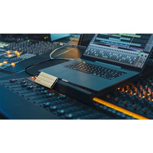 Image of Samsung MU-PE4T0S /AM T7 4TB Shield Portable SSD, USB 3.2, Black Bundle with Hard Shell Case & Converter Adapter Type C Adapter, Type-C USB C Female to USB2.0 USB 2.0 A Male