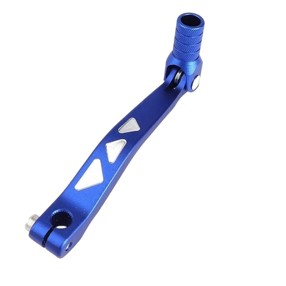 Yibhj3e Blue Gear Shift Lever Motorcycle Cnc Gear Shift Lever Rod Alloy Aluminium Dirt Pit Bike For 50Cc 110Cc 125Cc 250Cc Crf Klx50