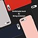 MILPROX Silicone Case, Pretty Series Liquid Silicone Gel Rubber, Shockproof Case with Microfiber Cloth Lining Cushion Compatible with iPhone 7 Plus/8 Plus - Red