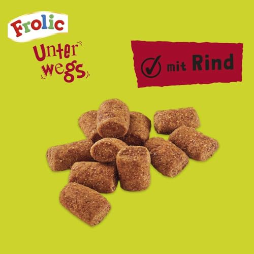 Frolic Hundesnacks UNTERWGS im Beutel mit Rind 9x180g – Ansicht 6