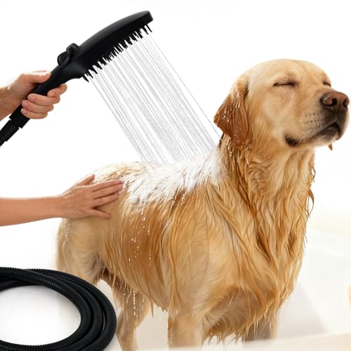G-Promise 3Mode Dog Shower Attachment with Pause Mode Indoor & Outdoor Use