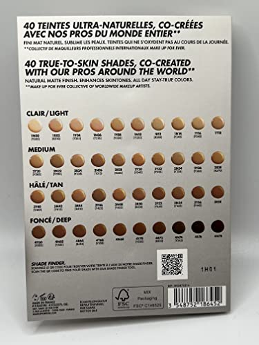 Hd Skin Foundation Make Up For Ever Shade Finder - 1N14, 2N26, 3N42, 4N62 Sample Pack 4X0.63Ml-4X0.02 Fl.oz #TOP1