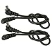 2 x 12" Male to Male Flash PC Sync Cable Cord 2xPC