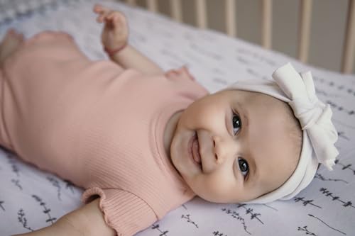 Parure de lit 100% jersey de coton gris forêt pour matelas bébé - 4
