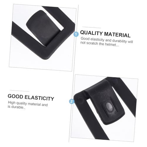Clip para gafas de casco con protección antirrayaduras y gran elasticidad 7