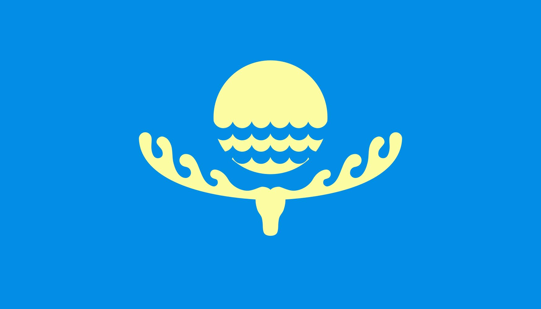 Drapeau paysage Karakol au format XL en tissu imprime pour habiller les grands murs de chambre