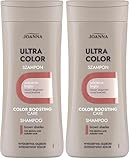Joanna Ultra Color - Shampoo für Braune Haare - Stärkendes & revitalisierendes Haarshampoo - Farbauffrischung & Haarpflege - Vertieft die Farbintensität - Pflege & Feuchtigheit für Ihr Haar - 200 ml
