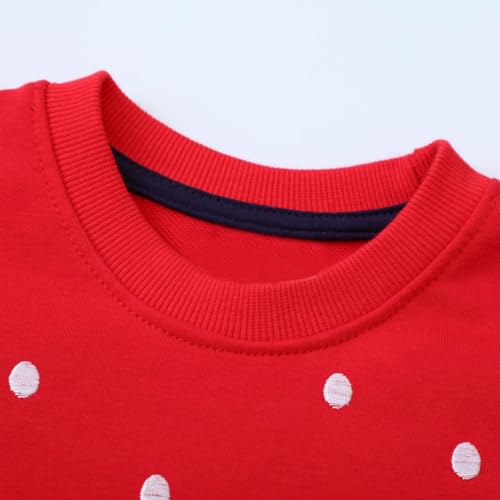 Image of Hongshilian Unisex Kids Cute Cartoon Cotton Sweater Shirt