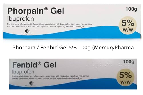 Ibuprofen 5% Gel voltarol Alternative offering Pain relief to muscle and joints 100g Tube